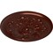 Ekena Millwork Legacy Acanthus Ceiling Medallion (Fits Canopies up to 3 1/2"), 12 3/4"OD x 7/8"P, Antique Copper CM12LEACS - alternate 4